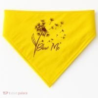 Blow Me Dandelion Funny USA-Made Doggie Bandana thumb 0