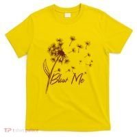 Blow Me Dandelion Funny T-Shirt thumb 0