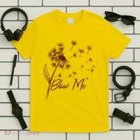 Blow Me Dandelion Funny T-Shirt thumb 5