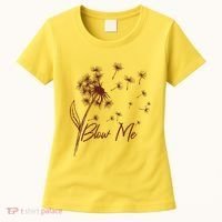 Blow Me Dandelion Funny Women's T-Shirt thumb 0