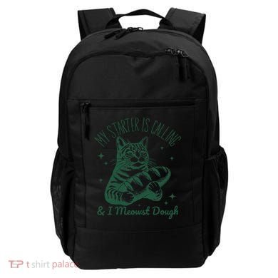 Bread Maker Dough Cat Funny Sourdough Starter Baking Pun Backpack