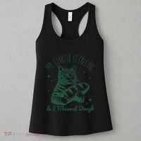 Bread Maker Dough Cat Funny Sourdough Starter Baking Pun Women's Tank Top thumb 3