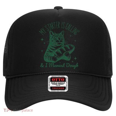 Bread Maker Dough Cat Funny Sourdough Starter Baking Pun Hat