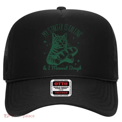 Bread Maker Dough Cat Funny Sourdough Starter Baking Pun Hat