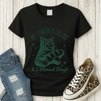 Bread Maker Dough Cat Funny Sourdough Starter Baking Pun Women's T-Shirt thumb 3