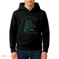 Bread Maker Dough Cat Funny Sourdough Starter Baking Pun Kids Hoodie thumb 4