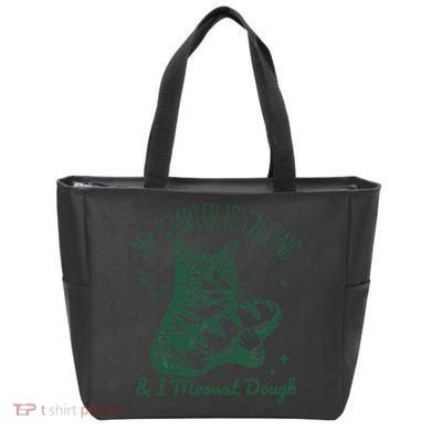 Bread Maker Dough Cat Funny Sourdough Starter Baking Pun Tote Bag