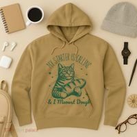 Bread Maker Dough Cat Funny Sourdough Starter Baking Pun Hoodie thumb 3