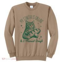Bread Maker Dough Cat Funny Sourdough Starter Baking Pun Sweatshirt thumb 0