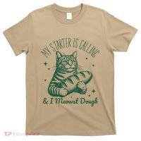 Bread Maker Dough Cat Funny Sourdough Starter Baking Pun T-Shirt thumb 0