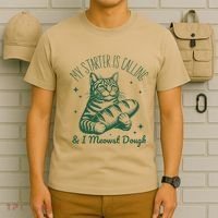 Bread Maker Dough Cat Funny Sourdough Starter Baking Pun T-Shirt thumb 6