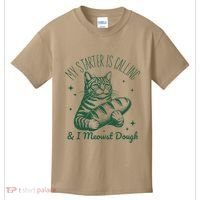 Bread Maker Dough Cat Funny Sourdough Starter Baking Pun Kids T-Shirt thumb 0