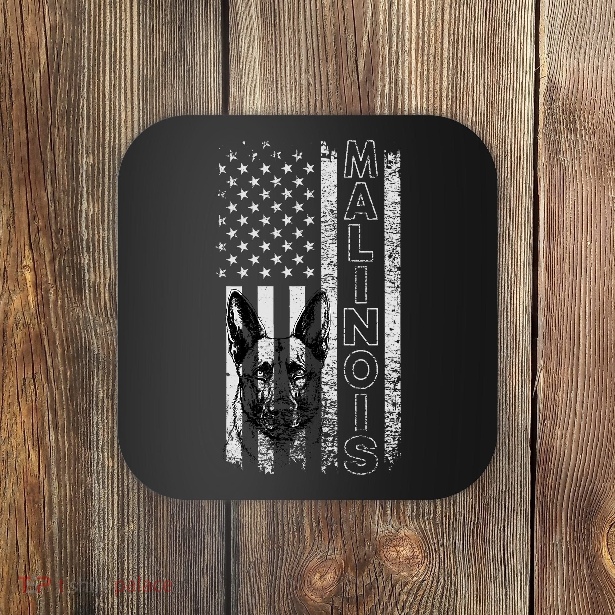 Belgian Malinois Dog Dogs Mom Dad Dog Lover Malinois Coaster