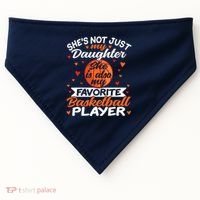 Basketball Mom Dad USA-Made Doggie Bandana thumb 0