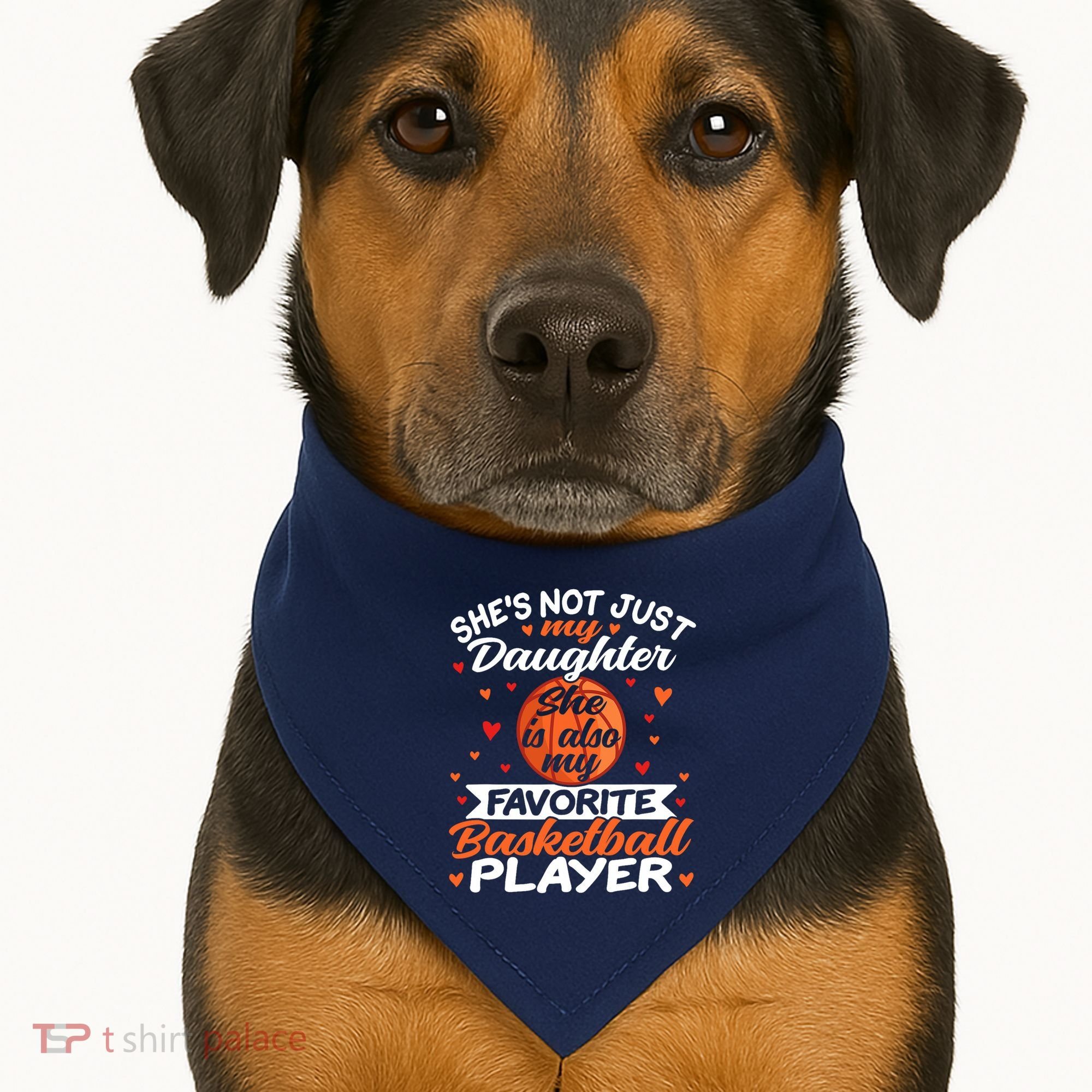 Basketball Mom Dad USA-Made Doggie Bandana