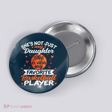 Basketball Mom Dad Button