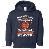 Basketball Mom Dad Toddler Hoodie thumb 0