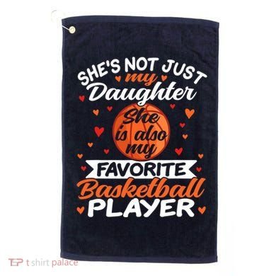 Basketball Mom Dad Golf Towel