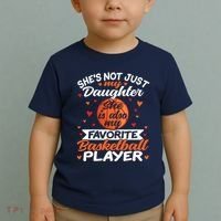 Basketball Mom Dad Toddler T-Shirt thumb 2