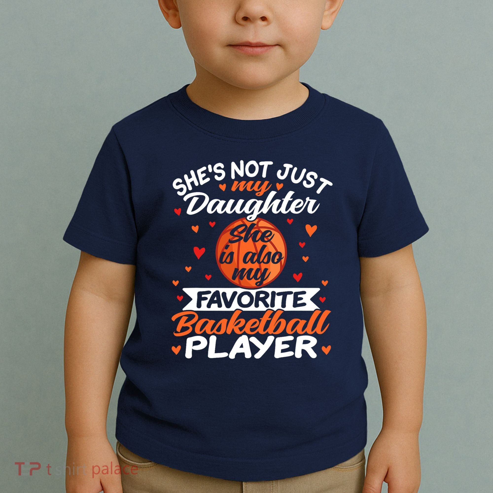 Basketball Mom Dad Toddler T-Shirt
