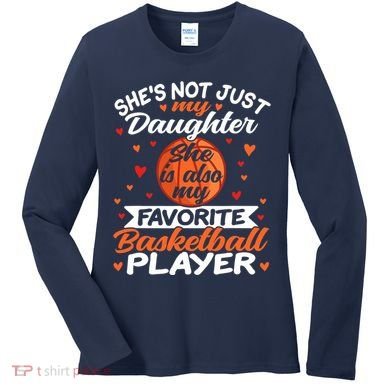 Basketball Mom Dad Women's Long Sleeve Shirt