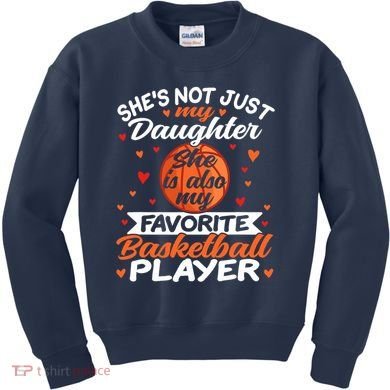 Basketball Mom Dad Kids Sweatshirt
