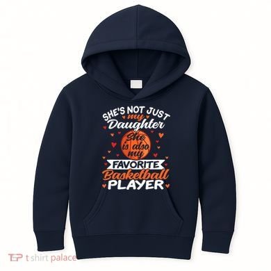 Basketball Mom Dad Kids Hoodie