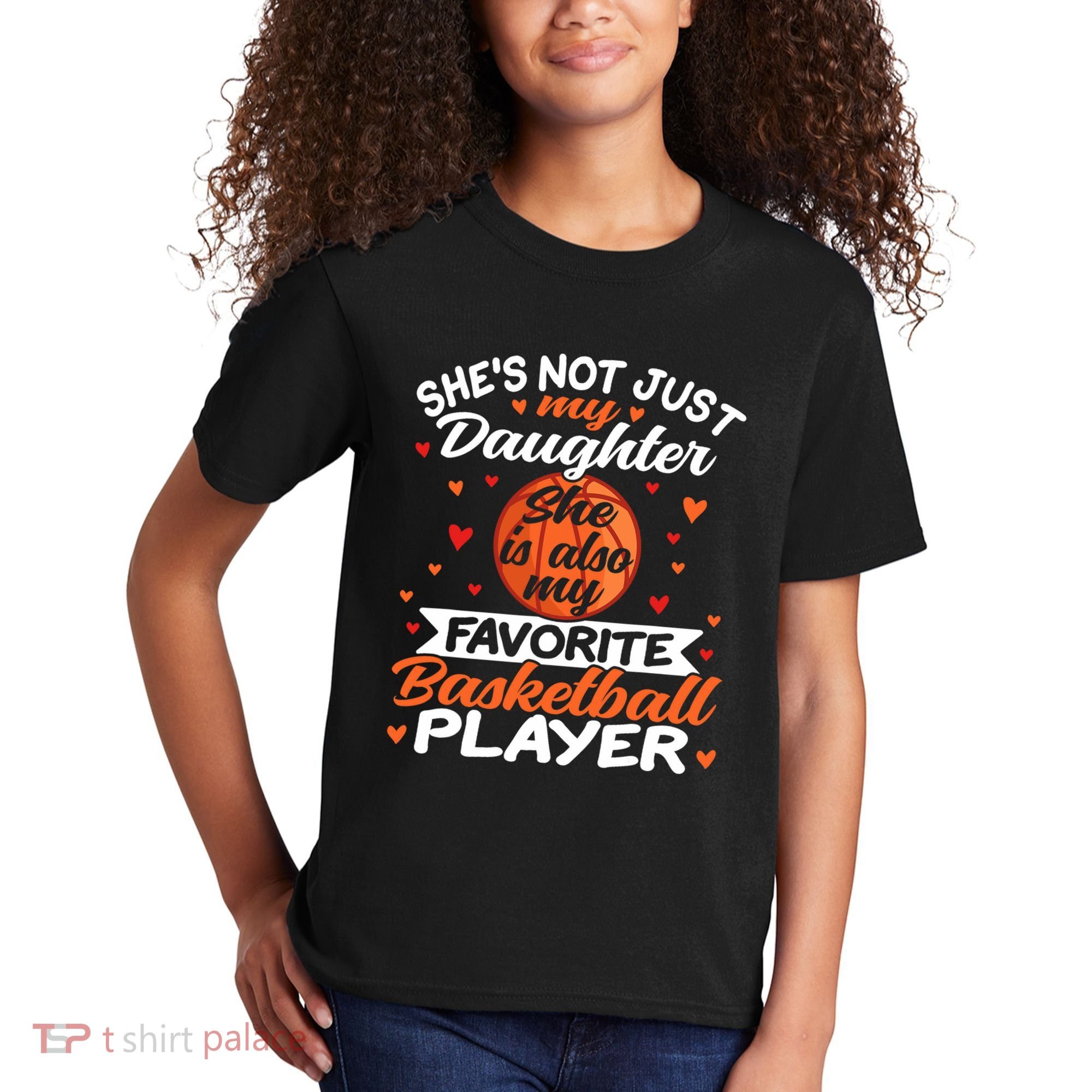 Basketball Mom Dad Kids T-Shirt