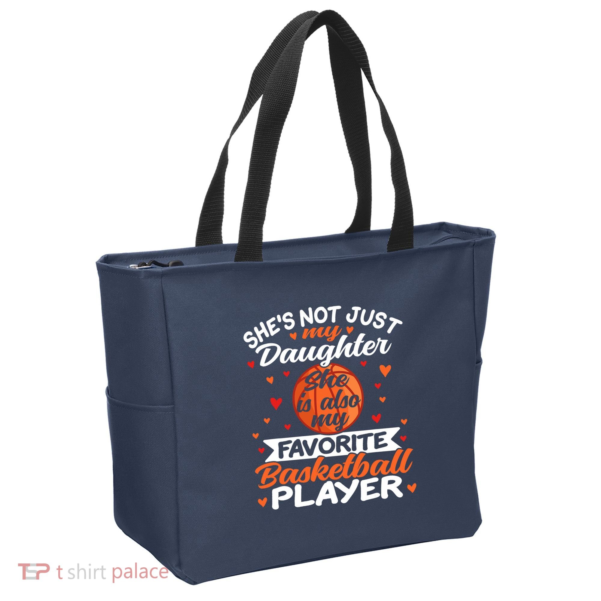 Basketball Mom Dad Tote Bag