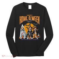 Beagle Mom Dad Halloween Lovers Long Sleeve Shirt thumb 0