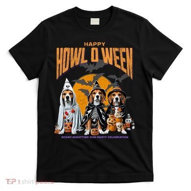 Beagle Mom Dad Halloween Lovers T-Shirt