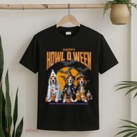 Beagle Mom Dad Halloween Lovers T-Shirt thumb 2