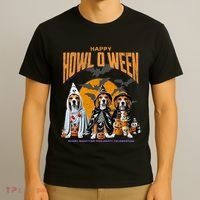 Beagle Mom Dad Halloween Lovers T-Shirt thumb 3