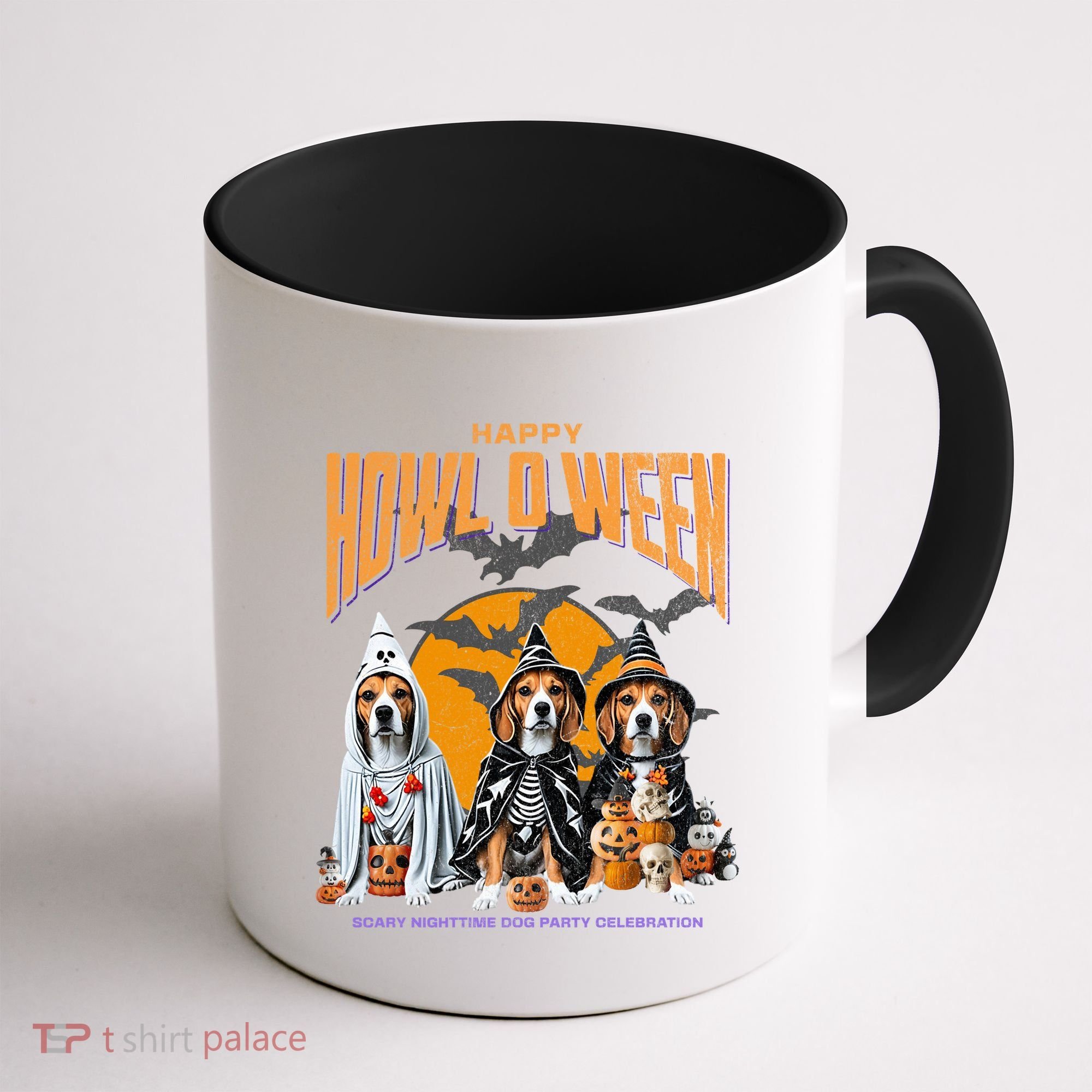 Beagle Mom Dad Halloween Lovers Coffee Mug