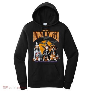 Beagle Mom Dad Halloween Lovers Women's Hoodie