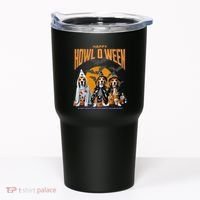 Beagle Mom Dad Halloween Lovers Tumbler thumb 0