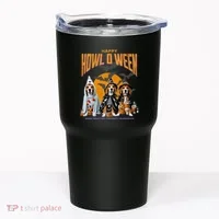 Beagle Mom Dad Halloween Lovers Tumbler thumb 0