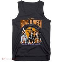 Beagle Mom Dad Halloween Lovers Tank Top thumb 0