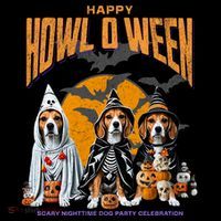 Beagle Mom Dad Halloween Lovers Tank Top thumb 6