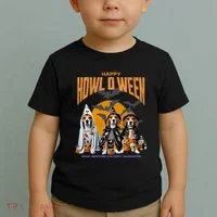 Beagle Mom Dad Halloween Lovers Toddler T-Shirt thumb 2