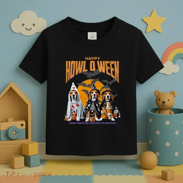 Beagle Mom Dad Halloween Lovers Toddler T-Shirt