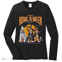 Beagle Mom Dad Halloween Lovers Women's Long Sleeve Shirt thumb 0