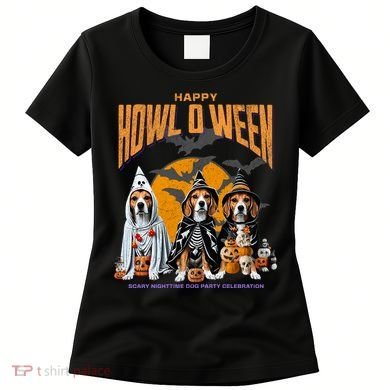 Beagle Mom Dad Halloween Lovers Women's T-Shirt