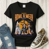 Beagle Mom Dad Halloween Lovers Women's T-Shirt thumb 3