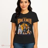 Beagle Mom Dad Halloween Lovers Women's T-Shirt thumb 4