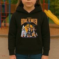 Beagle Mom Dad Halloween Lovers Kids Hoodie thumb 3