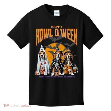 Beagle Mom Dad Halloween Lovers Kids T-Shirt