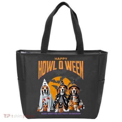 Beagle Mom Dad Halloween Lovers Tote Bag