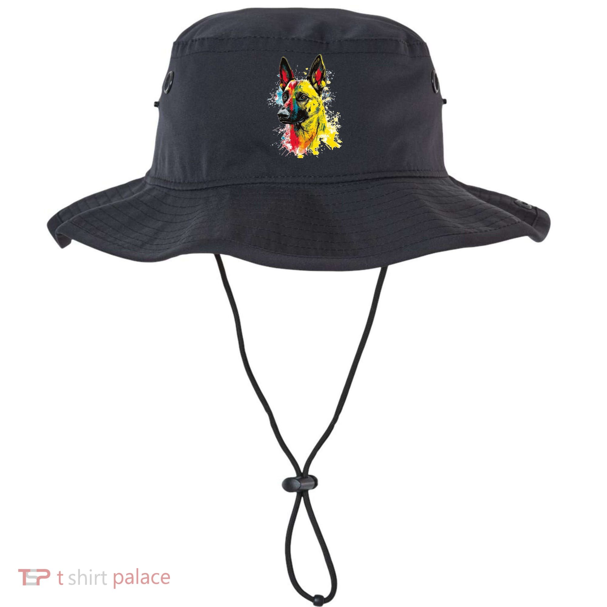 Belgian Malinois Dog Graphic Pet Art Belgian Malinois Bucket Hat