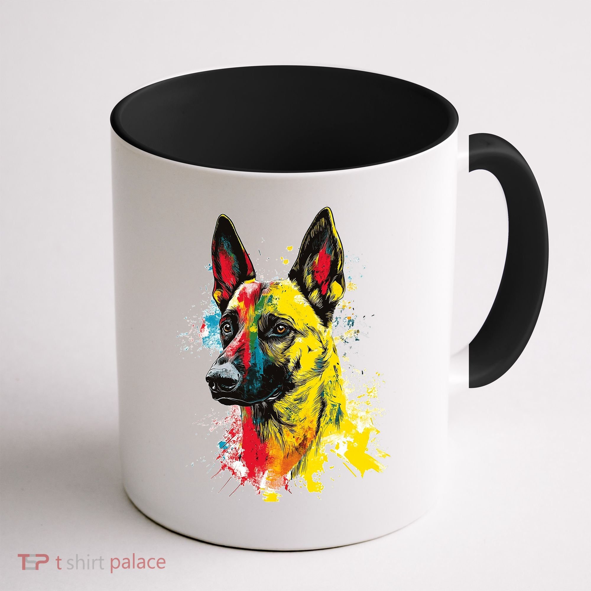 Belgian Malinois Dog Graphic Pet Art Belgian Malinois Coffee Mug